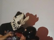 Daddy fucks my mouth with the dildopla and I love it! BabyFrankie & xXKuronoXx 15/16