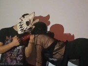 Daddy fucks my mouth with the dildopla and I love it! BabyFrankie & xXKuronoXx 2/16