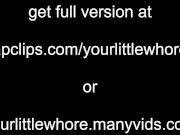 mistress uses nasal cannula to sniff own farts while she milks her slave's prostate and he cums