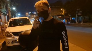New viral 2021 Pinoy grab food rider Swerte naka Isa kay ganda ...