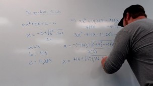 Irish math professor teacher gets a hard 69. MUST WATCH THE END!!