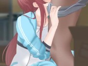 redhead gets a facial 11/16