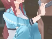 redhead gets a facial 16/16