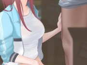 redhead gets a facial 6/16