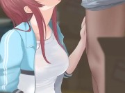 redhead gets a facial 9/16