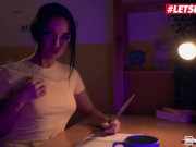 HORNYHOSTEL - Hot Brunette Zuzu Sweet Needs A BBC In Her Tight Pussy - LETSDOEIT 2/16