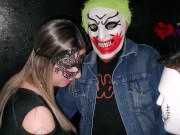 Cristina Almeida swallows stranger’s cum in the movie theater. Halloween 2021 | Subtitles in English 13/16