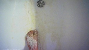 Pissing on Flour Covered Feet and Toes