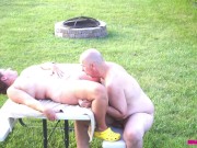 Eating Pussy Outdoors - George Enjoys His Tasty Treat From Missy 4/16