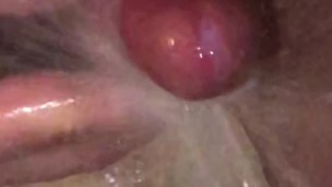 Water Jet Orgasm begins at 3 minutes & 10 seconds of showering my cock directly with high pressure 