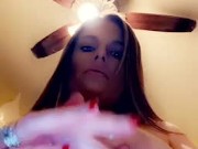 Ava Tyler- Rubbing my nipples & playing with my perfect tits 16/16