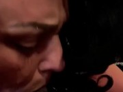 CHLOE BLACC sucking spit off huge BBC spitting it back on the tip then deep throat’s all of him!! 11/16