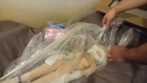 Unboxing Asian Mini Sex Doll - Nicole 80cm