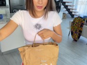 slutty client refused to pay for order and fucked with delivery man 1/16
