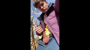 Risky! Horny Boy Can't Wait Anymore & JERKING BIG DICK OUTDOOR / SEXY / PUBLIC / HANDSOME / COLLEGE