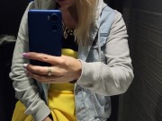 A cute milf, café masturbation 2/16