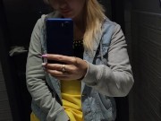 A cute milf, café masturbation 4/16