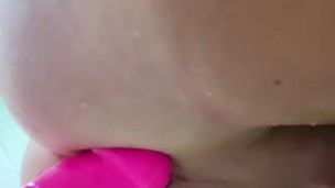 Dildo Ass Play In The Shower Onlyfans Aussieboykaleb 