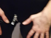 Wife Shows Her Creampied Pussy - After Halloween Party in Catsuit - Fucked By Stranger 2/16