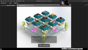 Prototipo de macropad handwired | Parte 2: Render