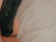 Phat pussy with big black dildo  11/16