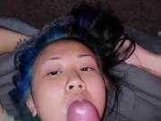 Vannahsoul takes a load to the face  10/16