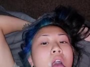 Vannahsoul takes a load to the face  12/16