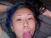 Vannahsoul takes a load to the face  16/16