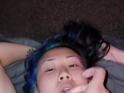 Vannahsoul takes a load to the face  3/16