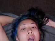 Vannahsoul takes a load to the face  4/16