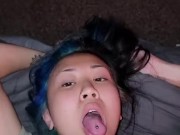 Vannahsoul takes a load to the face  6/16