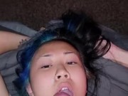 Vannahsoul takes a load to the face  8/16