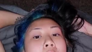 Vannahsoul takes a load to the face 