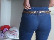 Beautiful stepmom shows off her wonderful ass for stepson to jerk off 2/16