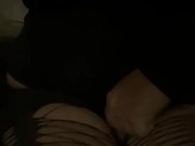 Teasing my PUSSY through my tights 1/16