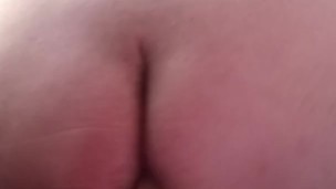Big booty takes 10 inch dildo