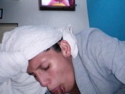 SENSUAL CHICA EMBARAZADA CON GARGANTA PROFUNDA DESPUES DE LA DUCHA 14/16