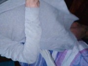 SENSUAL CHICA EMBARAZADA CON GARGANTA PROFUNDA DESPUES DE LA DUCHA 3/16