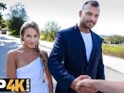 HUNT4K. Couple play game in house giving hunter chance to fuck