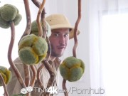 TINY4K Petite Costume Wearing Blonde Gets Fucked 2/16