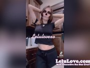 New fave dildo masturbating orgasms, finger fucking, naked JOE, multiple orgasms, behind the porn scenes & more - Lelu Love 12/16