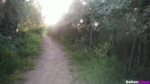 Amateur couple fucking in public (risky sex) NATURAL TITS and big ASS