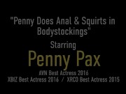 Stuffed In Stockings! Ginger Penny Pax Wears Red Lingerie And Fucks Toys! 1/16