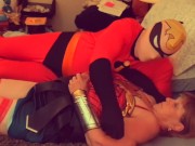 Granny's Mr Incredible Fucks WonderWoman 2/16