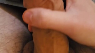 Teasing My 9 in Big White Cock