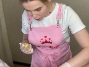 SugarNadya is waxing her client's penis, would you like to be waxed? 11/16