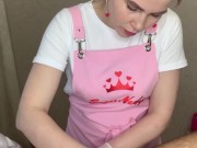 SugarNadya is waxing her client's penis, would you like to be waxed? 7/16