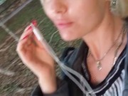 Public, risky flashee, cute pussy & tit 12/16