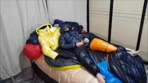 Cum my Sleepingbag down