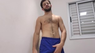 HUNG uncut str8 buddy - verbal horny jock roommate erotica
